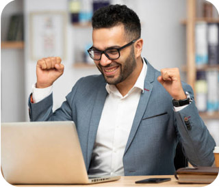 A Professional Working On Laptop