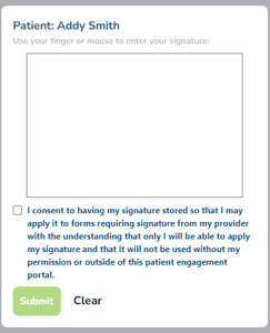 Electronic Signature Field