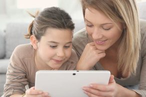 Woman Using Patient Portal